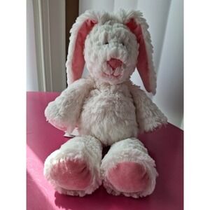 Mary Meyer Marshmallow Magnolia Bunny Plush White Rabbit Sugar Pink Soft Toy 9"